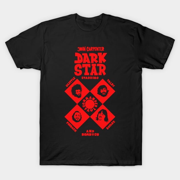 Dark Star Retro Tribute T-Shirt: Journey to the Depths of Cult Cinema T-Shirt by Boogosh